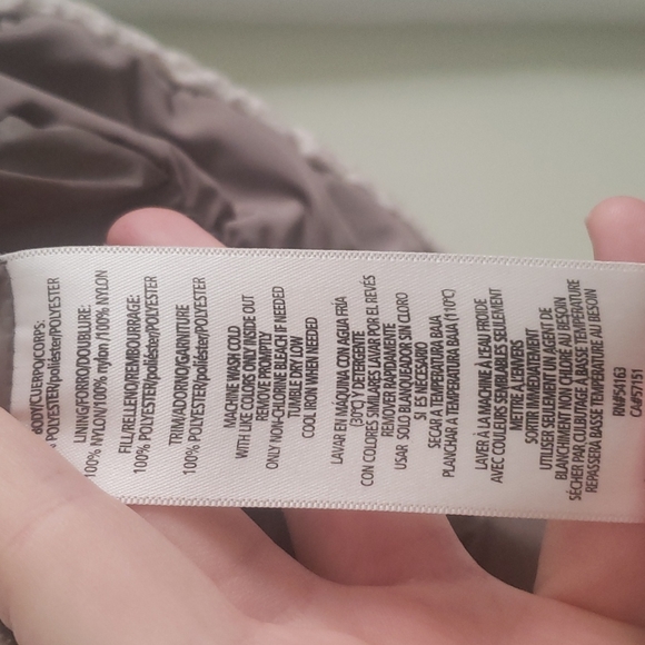 Calvin Klein Brown Sherpa-Edged Puffer Vest - Picture 7 of 8